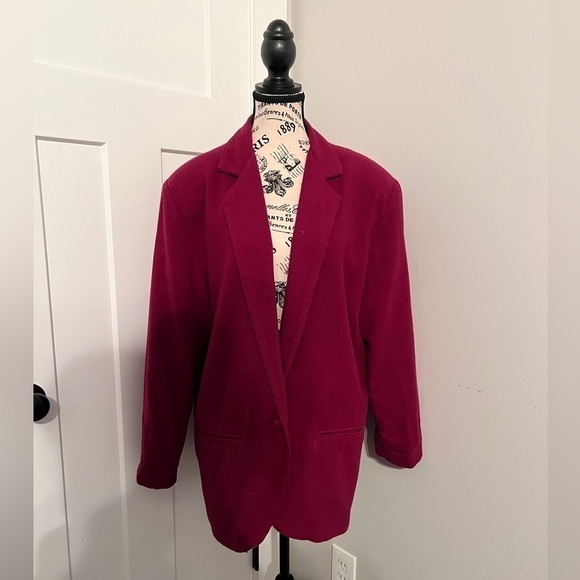Vintage Dynamix Fuchsia Blazer - Picture 5 of 7